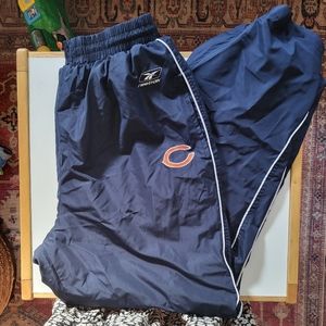Vintage Reebok NFL Chicago Bears Windbreaker Pants